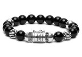 Buddha to Buddha armband Spirit Bead Onyx (G) 23cm 188ON