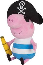 Peppa Pig George Piraat - Knuffel - 25 cm - Multi