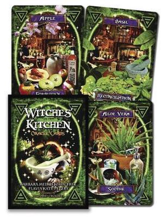 Afbeelding van het spel Witches' Kitchen Oracle Cards  Tarot Kaarten