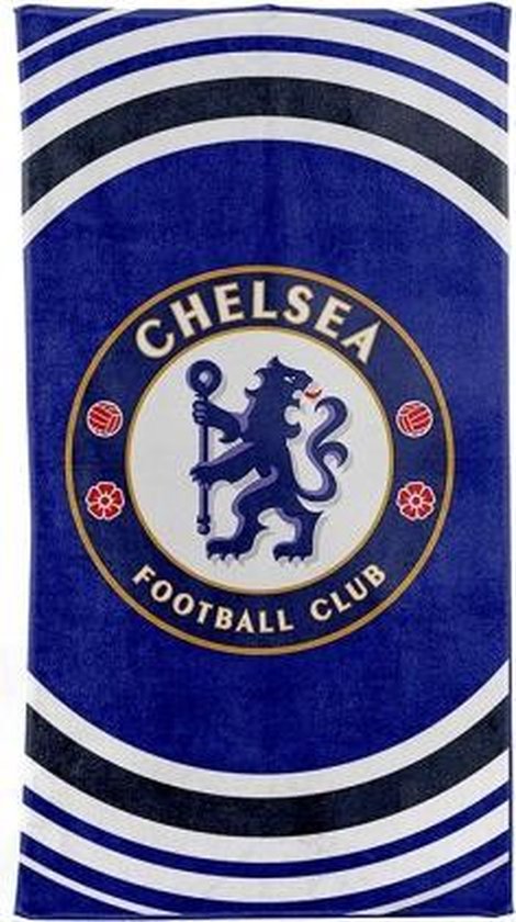 Foto: Chelsea fc handdoek blauw navy 70 x 140 cm
