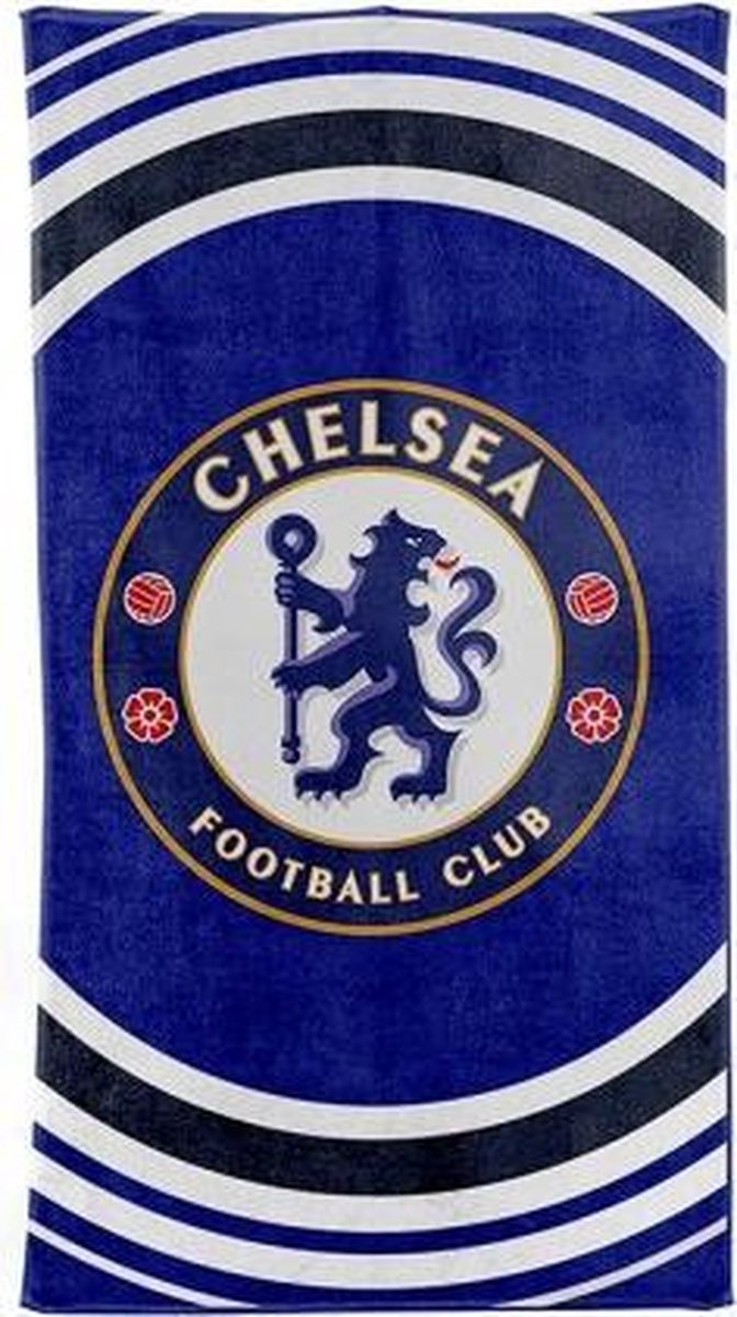 Chelsea FC -  Handdoek - Blauw/Navy - 70 x 140 cm