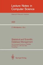 Statistical and Scientific Database Management
