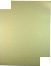 Luxe A4 Wolkjes Karton - Creme – 21 x 29,7cm – 25 Stuks - voor het maken van o.a. kaarten, scrapbooking en heel veel andere creatieve doeleinden.