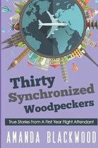 Thirty Synchronized Woodpeckers