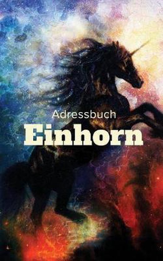 Adressbuch Einhorn - cover