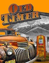 Oldtimer Grayscale Adult Coloring Book