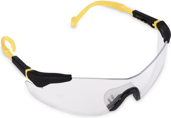 Veiligheidsbril met krasvaste lens | Oogbescherming | bol.com
