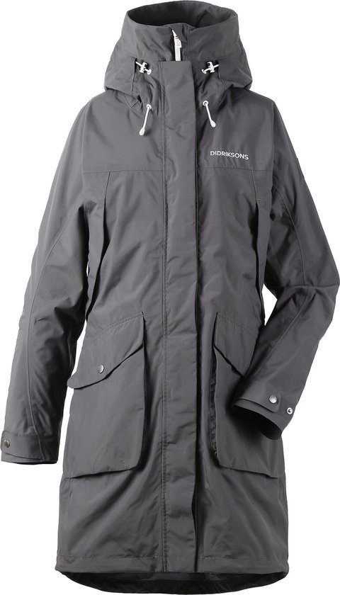 Didriksons Thelma parka Jas Dames coal black Didriksons Thelma parka Jas Dames coal black