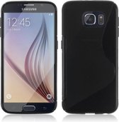 Samsung Galaxy S6 Edge Silicone Case s-style hoesje Zwart
