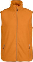 Printer Sideflip Fleece Vest Bright orang 4XL