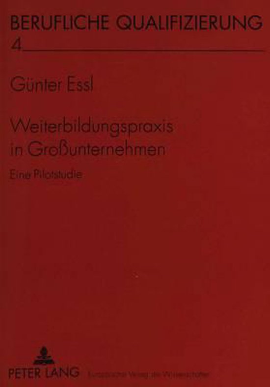 Weiterbildungspraxis in Großunternehmen - cover