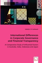 International Differences in Corporate Governance and Financial Transparency
