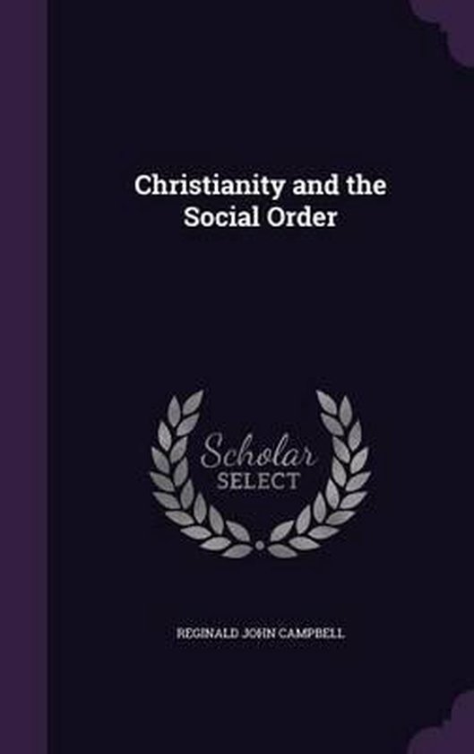 Christianity and the Social Order - cover