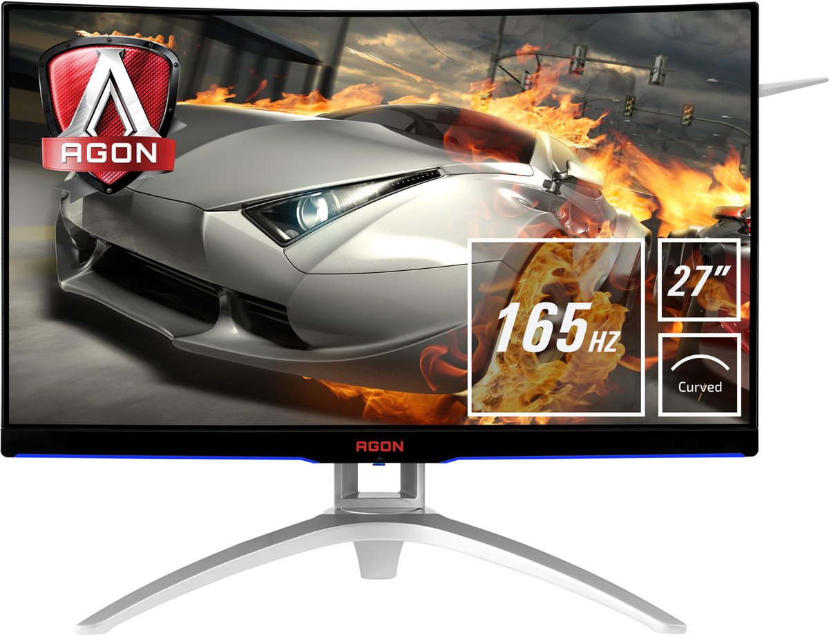 Aoc Ag272fcx6 Curved Gaming Monitor 165hz Bol Com