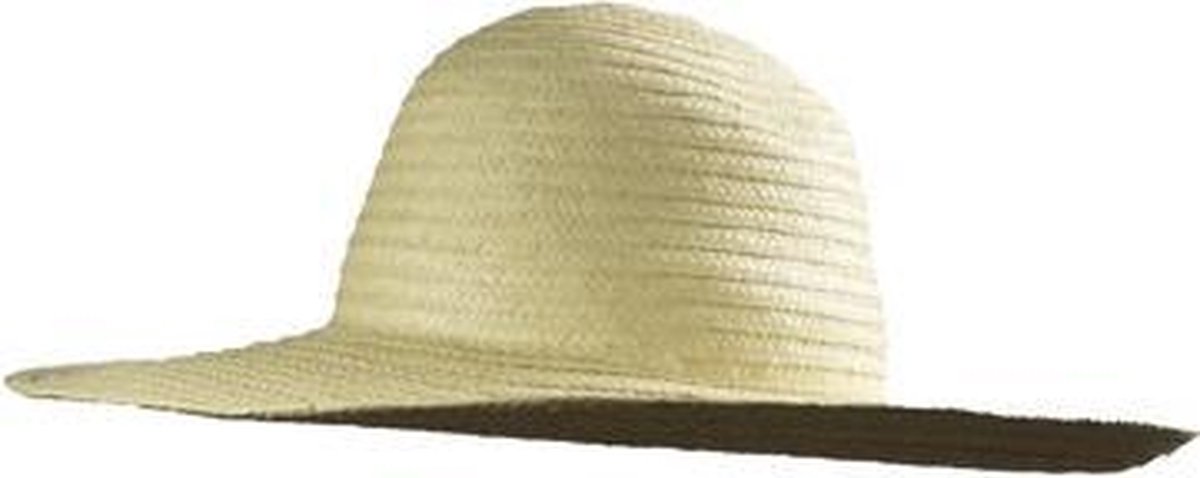 Bohemian Fairtrade Zomerhoed Palm Wit Maat 56 - Palmblad
