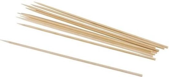 band Malawi waarom niet 100x Sateprikkers bamboe 20 cm - Sate stokjes - Bamboe spiezen - Prikkers |  bol.com