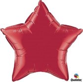 Ballon Foil Star Rouge Large