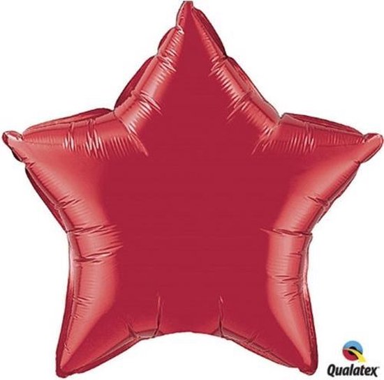 Folieballon Ster Rood Large