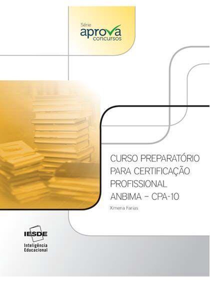 Curso CPA-10 preparatório para Certificação ANBIMA CPA-10