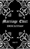 Diocletian's Marriage Edict