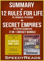 Omslag Summary of 12 Rules for Life: An Antidote to Chaos by Jordan B. Peterson + Summary of Secret Empires by Peter Schweizer 2-in-1 Boxset Bundle