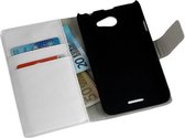 HTC Desire 516 Wallet Bookcase hoesje Wit