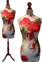 Lente flower paspop met donker bruine sparkling driepoot 36/38