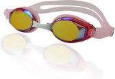 #DoYourSwimming - Zwembril incl. transportbox - »Piranha« - anti-fog systeem, krasbestendige glazen met geïntegreerde UV-bescherming  - Vanaf ca. 12 jaar & volwassenen - pink