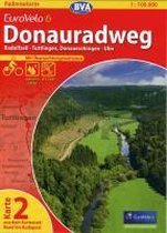 BVA-Radreisekarte Eurovelo 6 Karte 02 Donauradweg 1 : 100 000