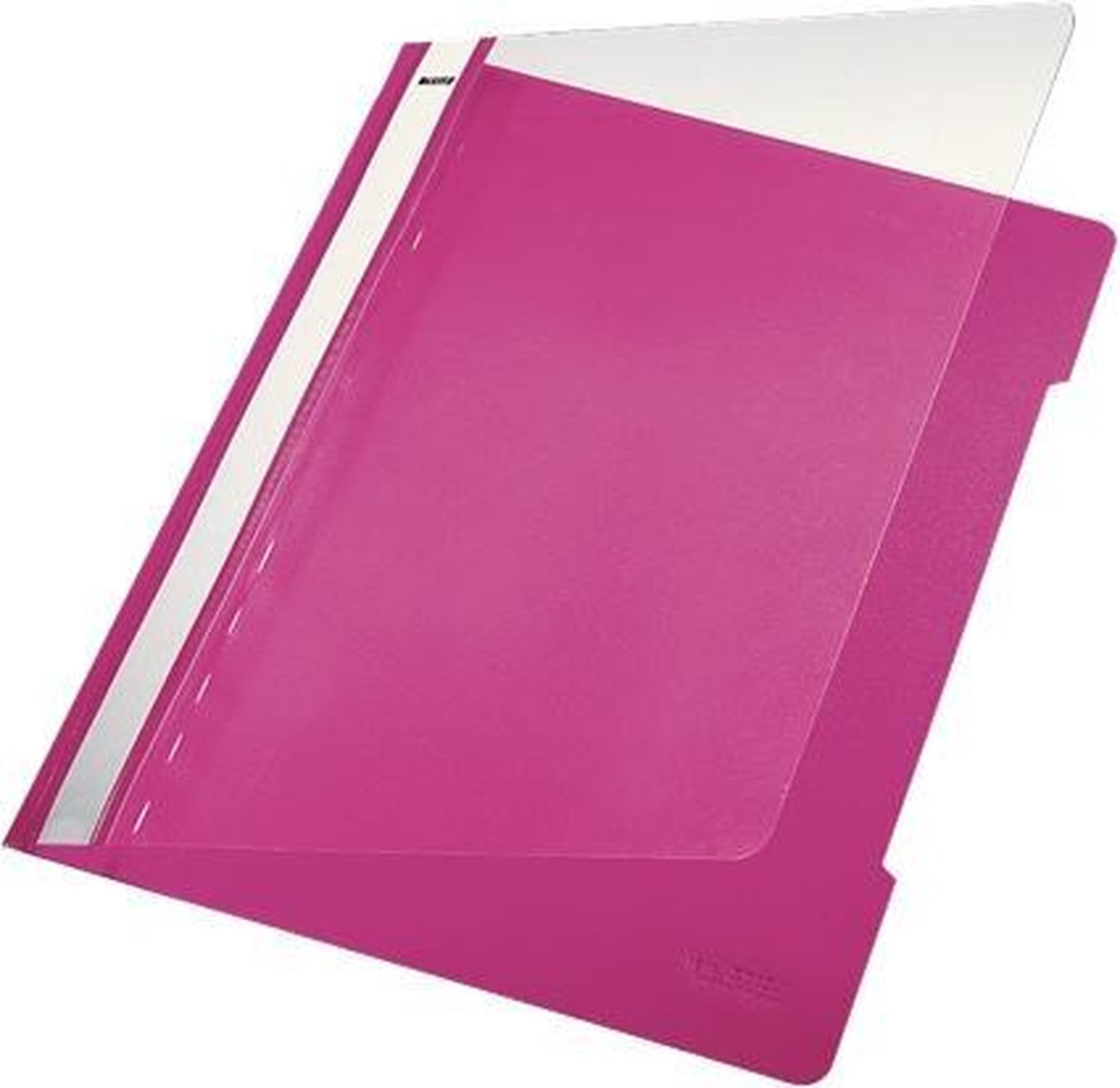 Leitz 41910022 map PVC Fuchsia, Transparant A4