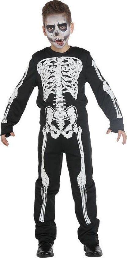 Halloween Verkleedpak Skelet Boy Maat 140