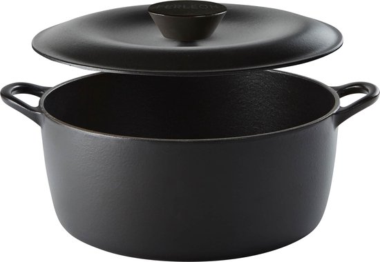 Ferleon gietijzeren kookpot Ø26cm - zwart | bol.com
