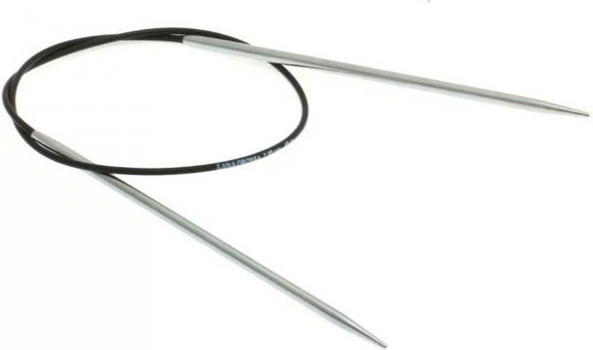 KnitPro K2224 rondbreinaald, bamboe, bruin, 60 cm x 2,75 mm