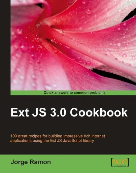 Ext JS 3.0 Cookbook - cover