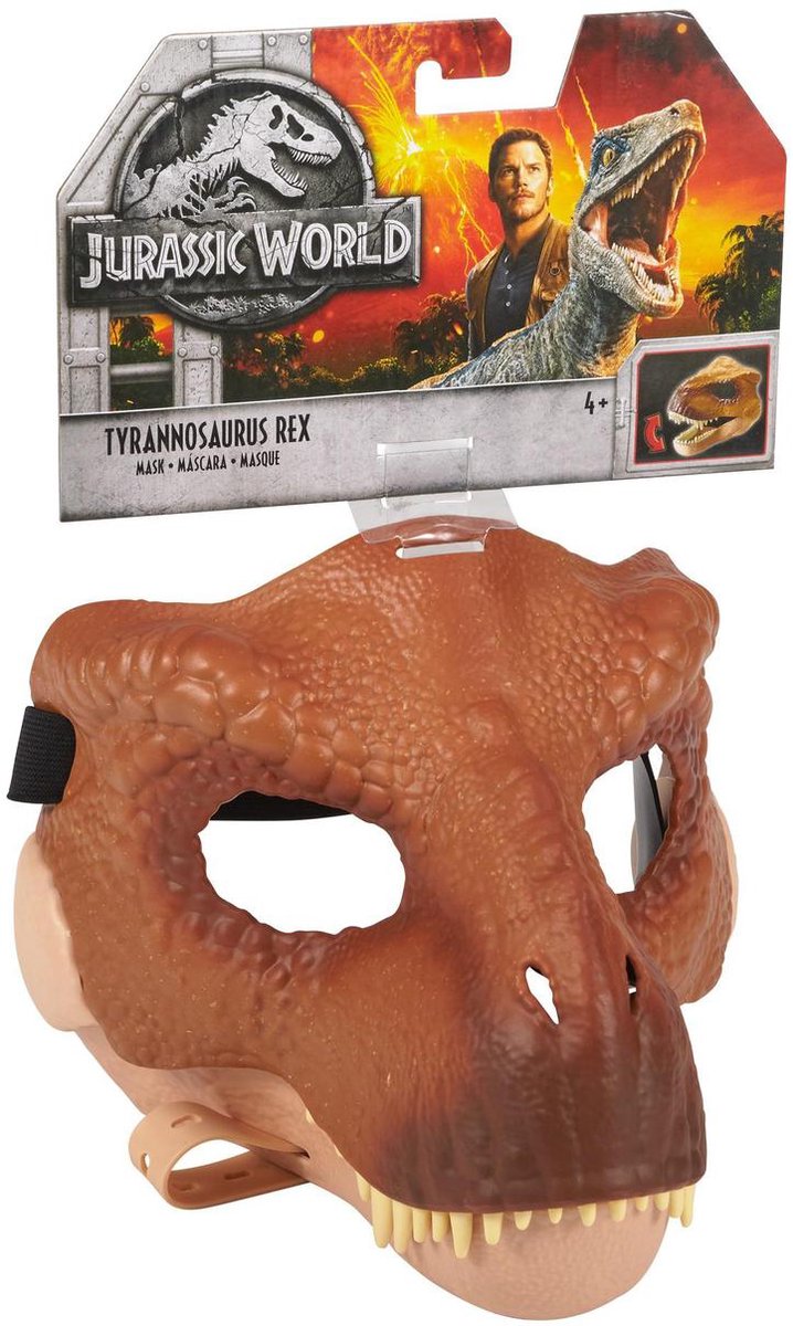 spoel Horizontaal regering Jurassic World T-Rex Masker | bol