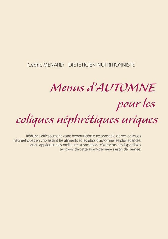 Savoir quoi manger, tout simplement... - - Menus d'automne p ... - cover