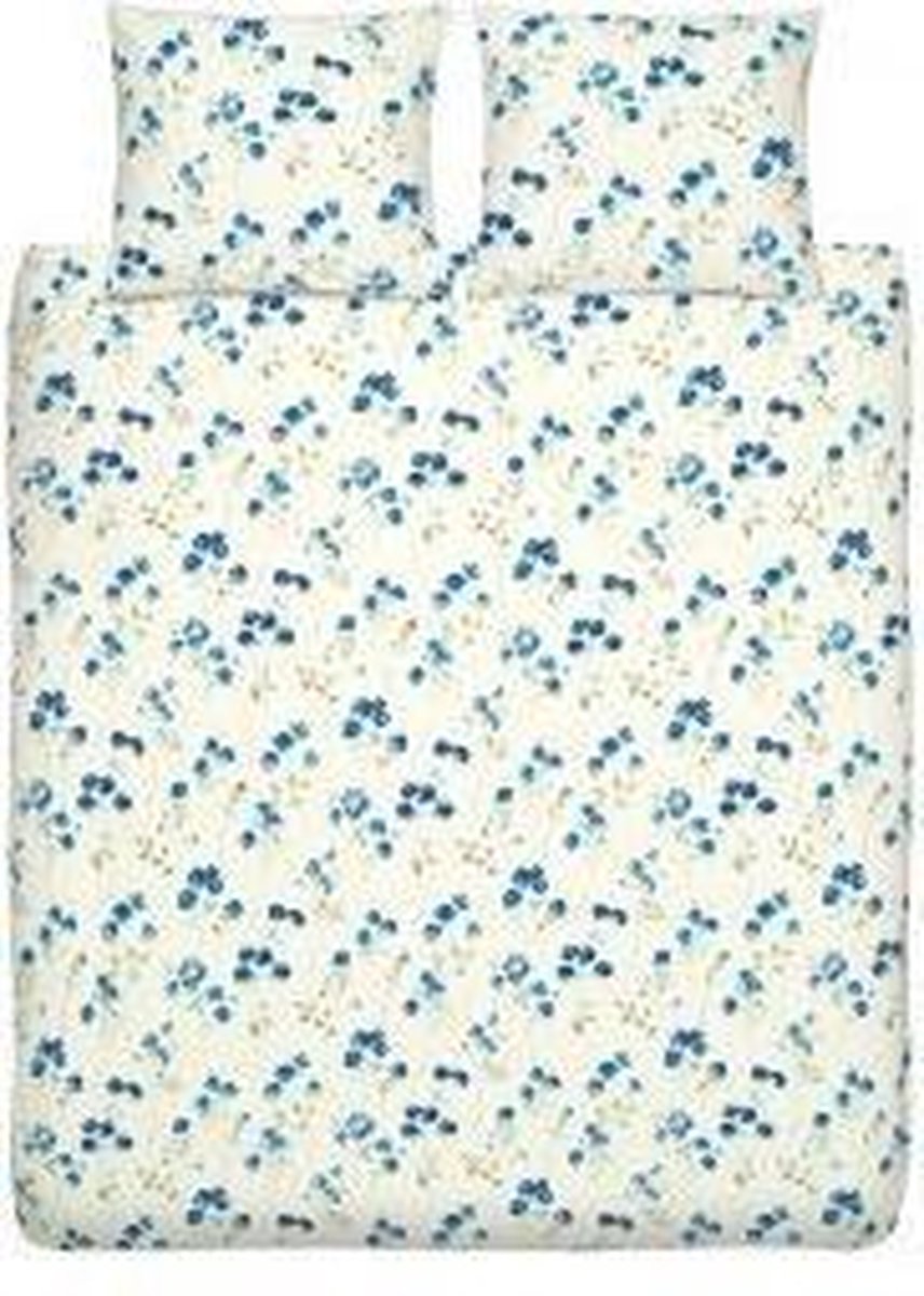 Cinderella Bouquet Dekbedovertrek - Katoen - Lits-jumeaux - 240x200/220 cm - Blauw