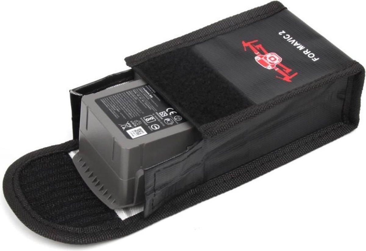 50CAL DJI Mavic 2 Pro & DJI Mavic 2 Zoom Small LiPo battery safety bags (1 accu)