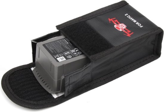 50CAL DJI Mavic 2 Pro & DJI Mavic 2 Zoom Small LiPo battery safety bags (1  accu) | bol.com