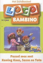 Loco Bambino - Boekje - Puzzel mee met Koning Koos, Sassa & Toto - 3/5 Jaar