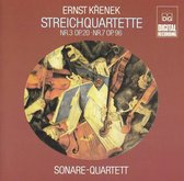 Ernst Krenek: Streichquartette Nr. 3, Op. 20 & Nr. 7, Op. 96