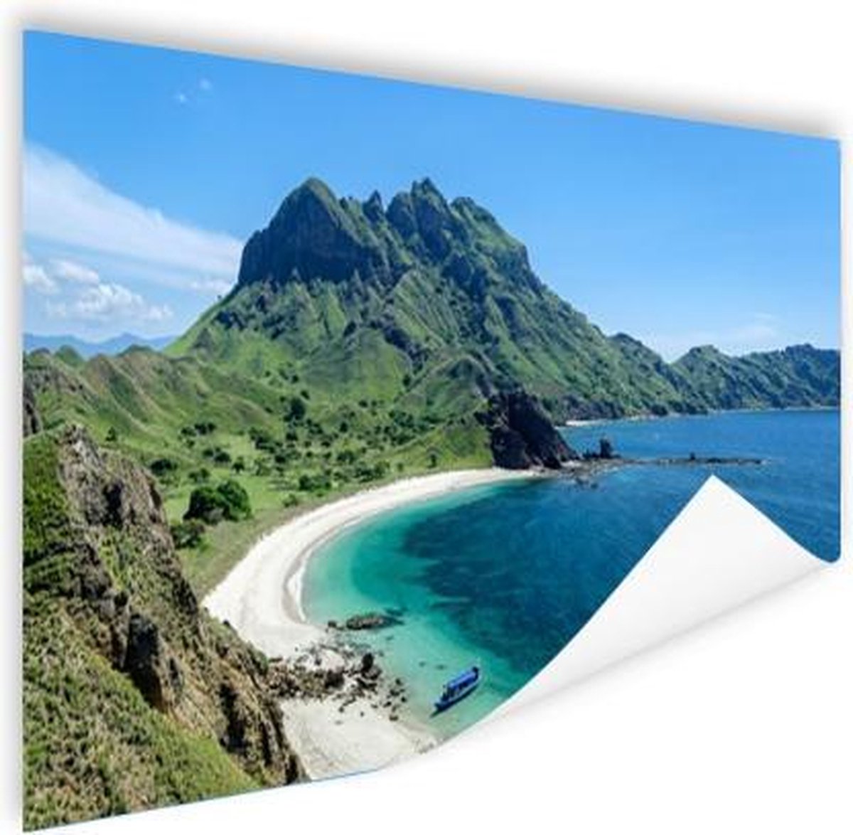 Poster Uitzicht over Padar eiland - 120x80 cm