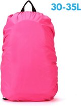 Flightbag - Waterdichte 35 Liter Regenhoes / Regencover voor Backpack of Rugzak – Roze
