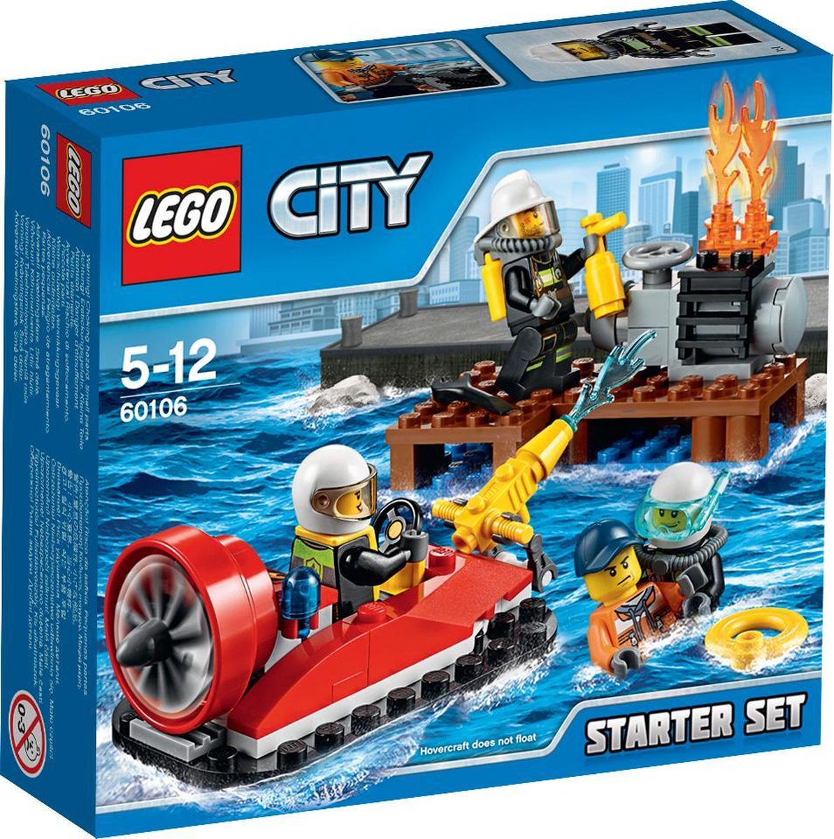 LEGO City Brandweer Starter Set - 60106 | bol.com