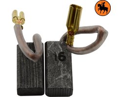 Koolborstelset voor Protool Schuurmachine DGP 30-8 E - 5x8x16mm - Vervangt 627001