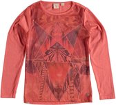 Indian blue zachte longsleeve sugar coral Maat - 140