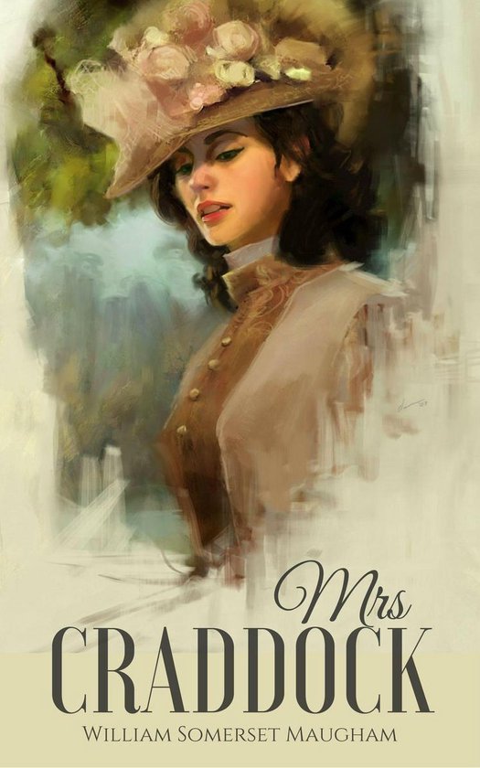 Vrouwenportret met hoed, "Mrs CRADDOCK William Somerset Maugham"