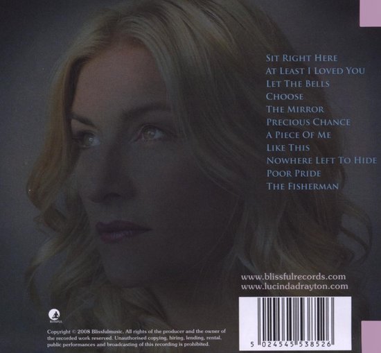 The Mirror, Lucinda Drayton CD (album) Muziek