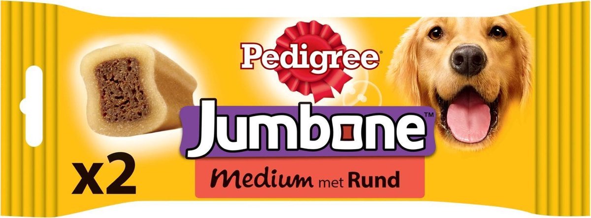 Pedigree Jumbone Medium – Hondensnack – 2 Sticks – 200 g