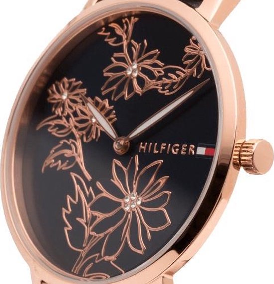 Tommy Hilfiger 1781918 Pippa horloge Vrouwen - Blauw - Leer mm | bol.com